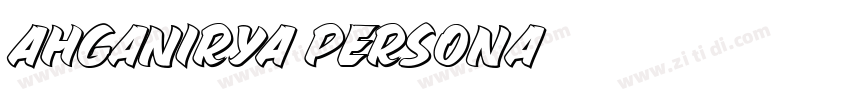 Ahganirya Persona字体转换